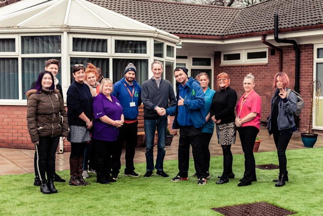 Opening the resident gardens at The Willows Dementia Hub 