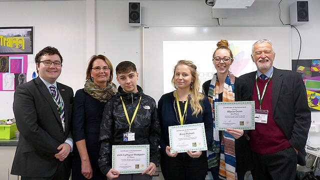 The Leadership Group presented certificates and awards to the students