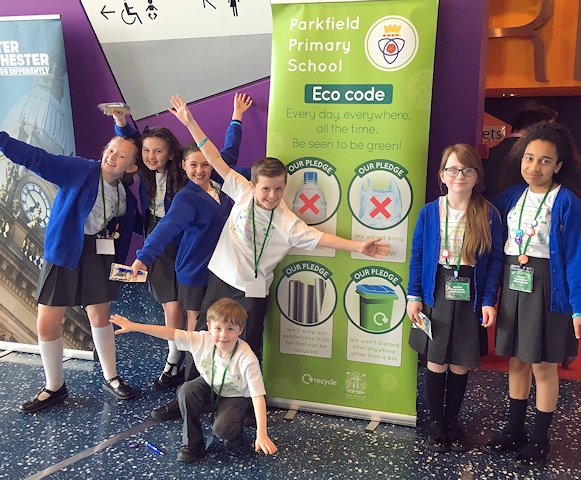 Parkfield Primary Eco team take part in Green Summit