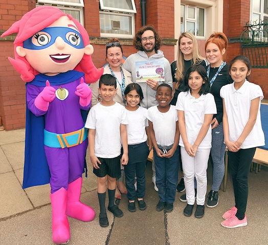 Joe Wicks visits Heybrook Primary School 