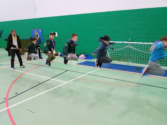 37th Rochdale Cub Scouts at the athletics day