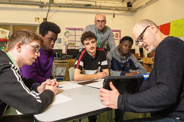 Young people taking part in the Digital Inc. Careers scheme