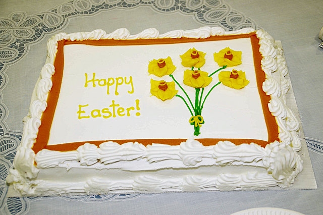 Easter cake at St Andrew's, Dearnley