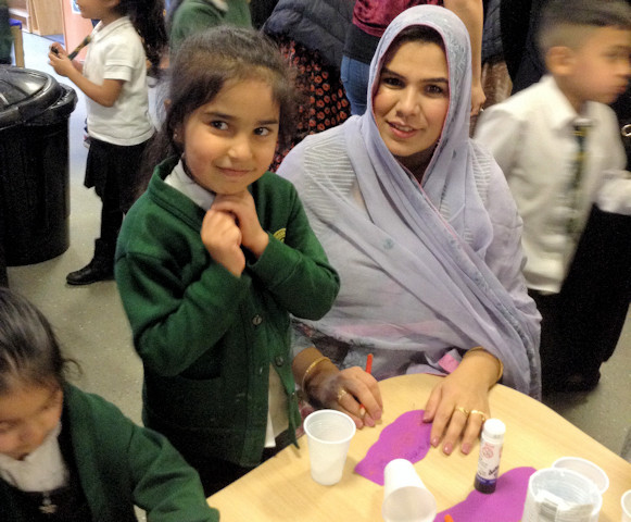 The children even invited their mums and dads to come in and help Gerald celebrate