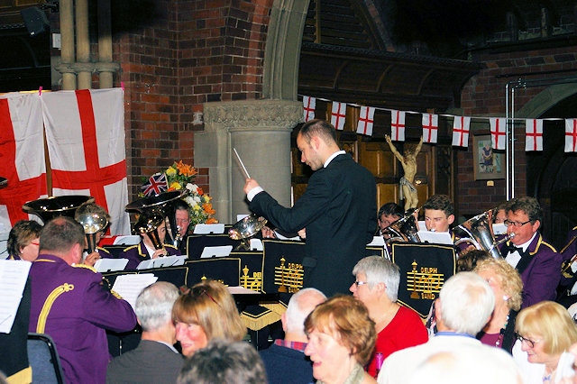 St George's Night at St Andrew's with Delph Brass Band