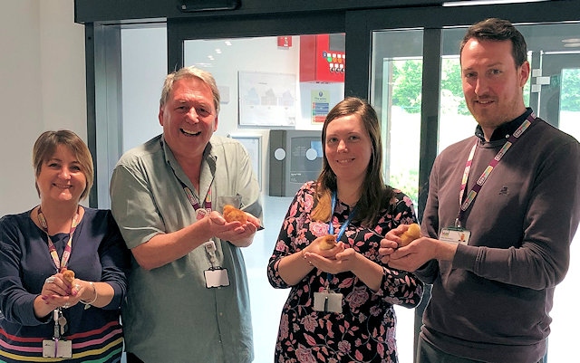 Five chicks adopted by The Strand Community Hub in Kirkholt 