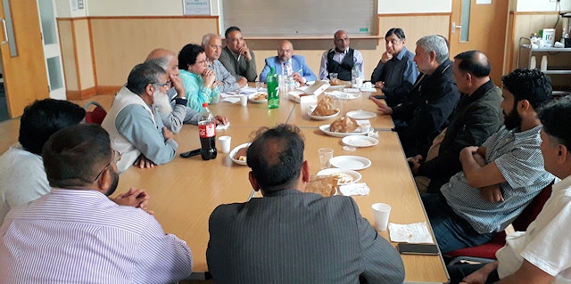 The Sahiwal Working Party meeting with Malik Nadeem Kamran and Mayor Billy Sheerin 