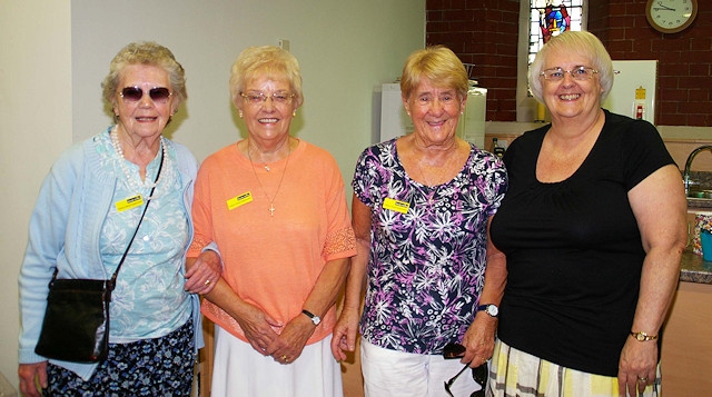 L to R: Jean Townsend, Maureen Sheridan, Shirley Harper, Anne Milligan