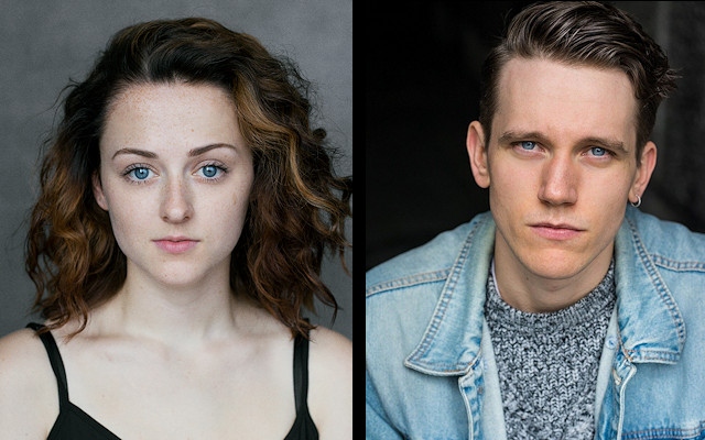 Eilidh Loan (left) and Ben Castle-Gibb (right) will respectively portray Mary Shelley and Frankenstein