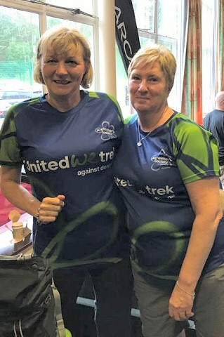 Rochdale Ramblers Dianne Webb and Sue Eves