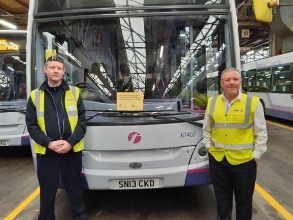 The conversion is being undertaken on 90 buses – 36 single-decker and 54 double-decker 