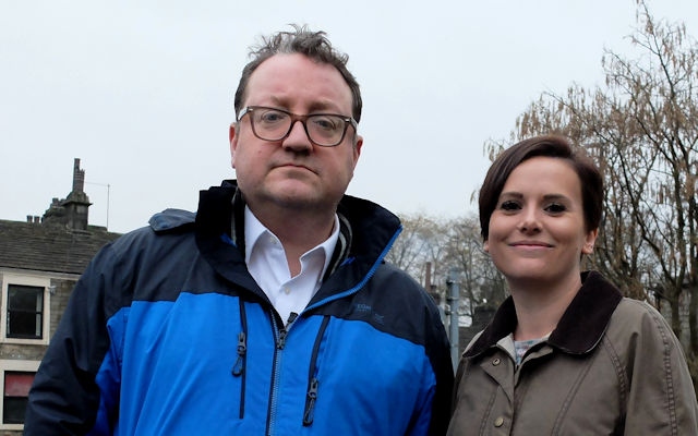 Rochdale Liberal Democrats Councillor Andy Kelly and Kate Clegg