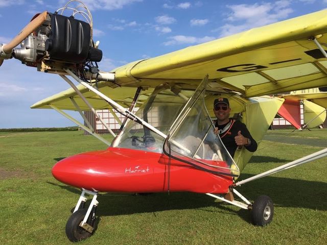 Danny with Harriet the Cyclone AX3