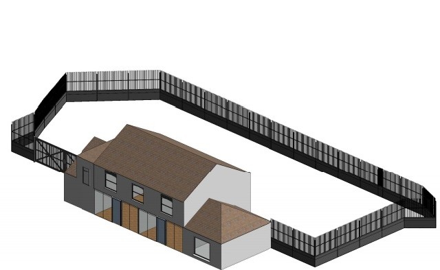 3D view of proposals for Woodman Inn, Wood Street Middleton - World Designs for Razan Karim, via Rochdale Council website