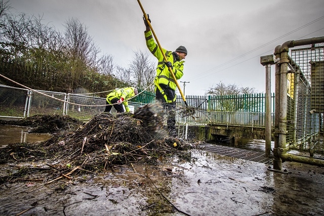 Clean up after Storms Ciara and Dennis (February 2020)