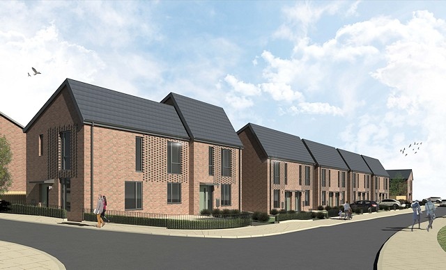 CGI representation of the new homes at The Strand