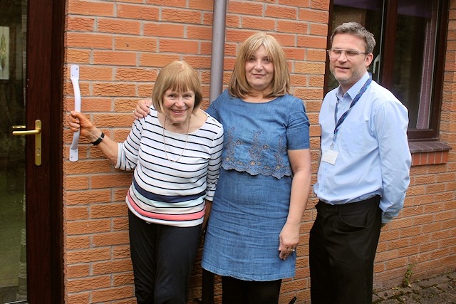 Gillian Smith, Joanne Pearson and Samuel O'Brien, the council's assistive technology support officer