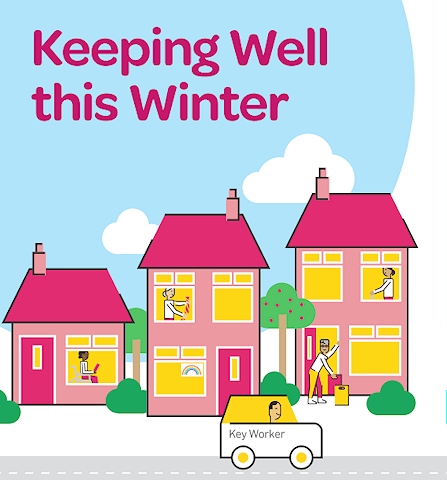 The ‘Keeping Well This Winter’ booklet contains tips and advice on keeping physically well and maintaining good mental health