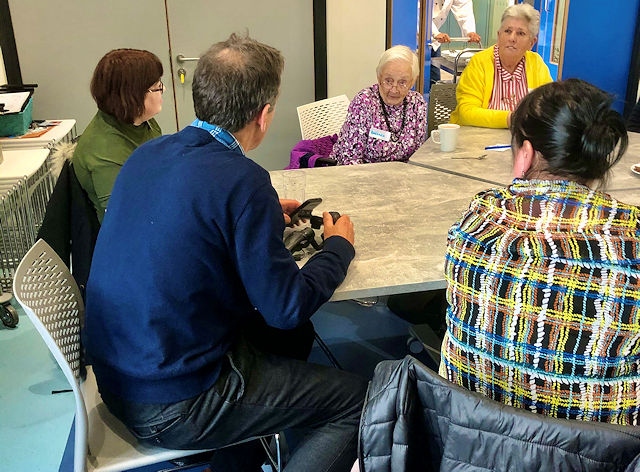 The piece features Barbara, a HMR Circle and volunteer drivers service member, and her journey to the Kirkholt Lunch Club-Club with Stephen, one of the volunteer drivers