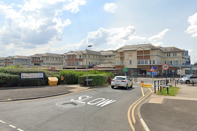 Reinforced autoclaved aerated concrete has been found in the roof at Royal Oldham Hospital