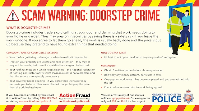 Scam warning: doorstep crime