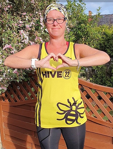 Janice Whitelegge, member of Hive22 Running Club