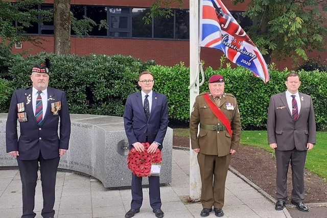 A VJ Day commemoration service was held in Heywood on Saturday 15 August