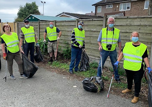 Members of the Rotary Club of Heywood undertook a litter pick and community tidy-up on Saturday (15 August)