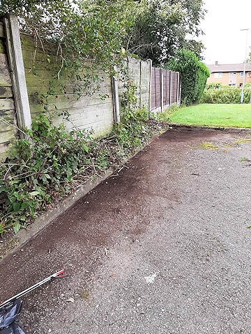 One of the areas cleaned up by Heywood Rotary volunteers