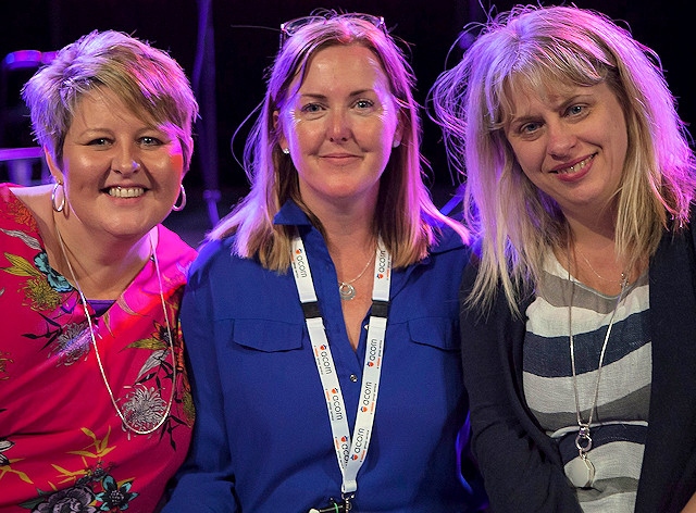 Acorn management team (L-R) Nicola Crompton Hill, Stacy Garvin and Vicki Howard