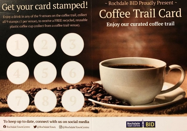 Coffee trail 2020 stamp card