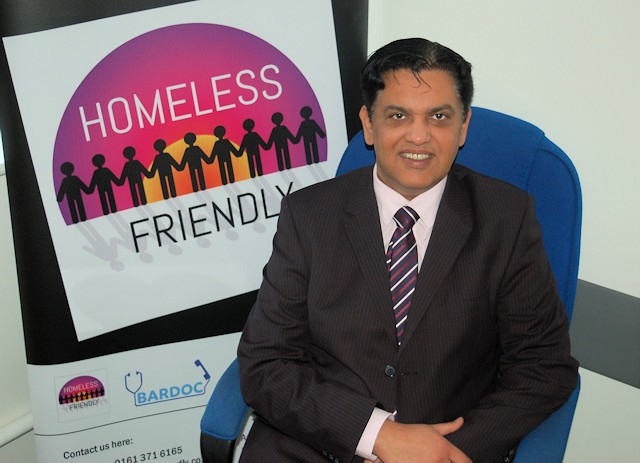 Dr Zahid Chauhan, founder of Homeless Friendly