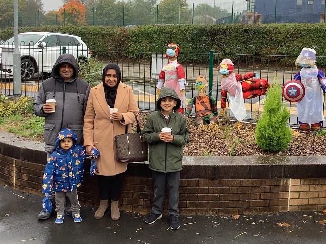 Springside with Hamer Learning Community School held its own inclusive scarecrow trail