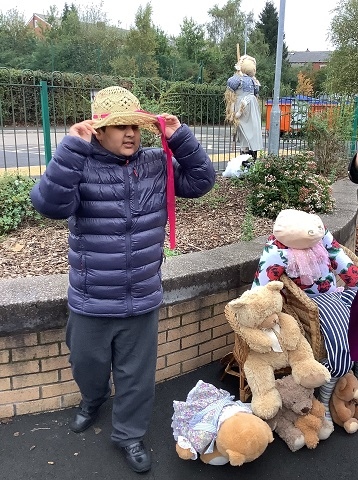 Springside with Hamer Learning Community School held its own inclusive scarecrow trail