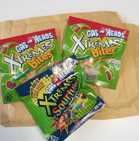 Sweets containing cannabis were seized