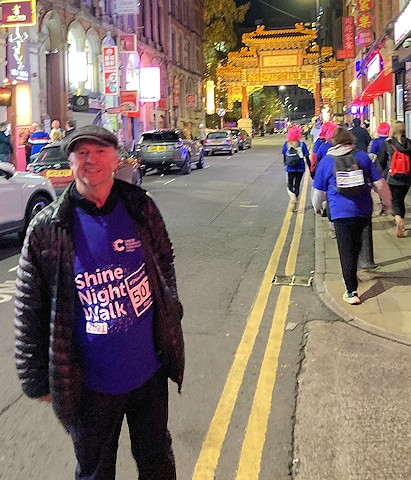 Malcolm Cudworth managed to gain somewhat of his fitness back to complete the 10k challenge across Manchester city centre following gruelling cancer treatment