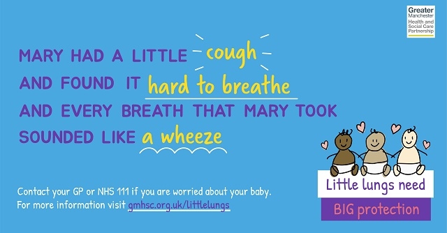 GMHSC Partnership bronchiolitis campaign - Mary had a little cough