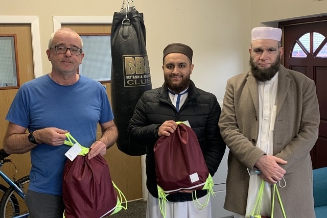 The kits have been put together by Madina Mosque’s iCare team after raising £1,800