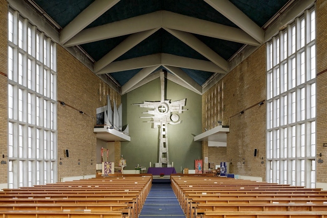 The Church of All Saints and Martyrs in Langley is home to a remarkable piece by renowned sculptor Geoffrey Clarke