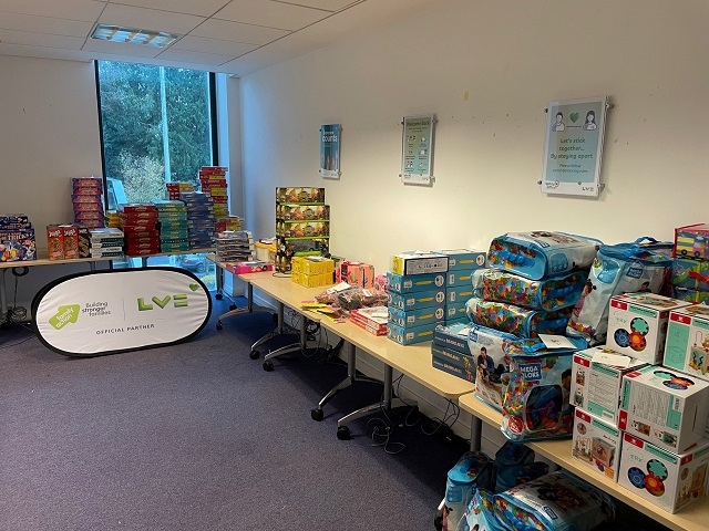 The presents will be delivered to 13 Family Action centres across the UK, including the Food On Our Doorstep club in Littleborough