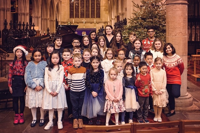 Margarita Capas and her WonderPiano students performed a Christmas musical concert at St Chad’s Parish Church