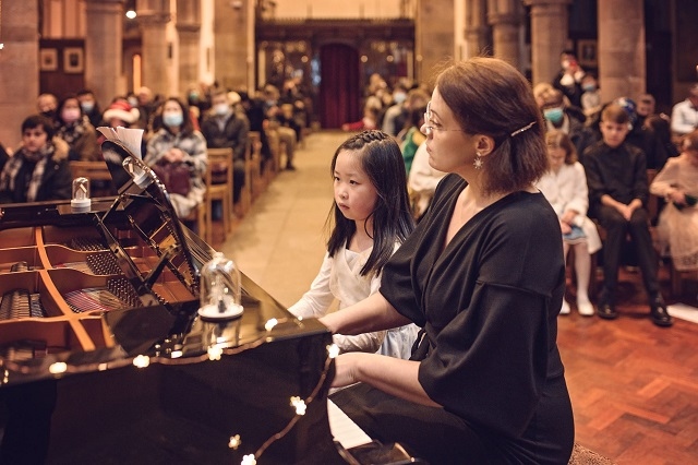 WonderPiano students performed a Christmas musical concert at St Chad’s Parish Church