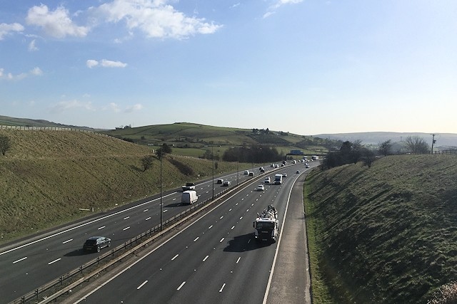 Some cars have been rarely used in recent months, so it’s essential to make sure they’re fit for purpose (pictured: the M62 towards Milnrow)