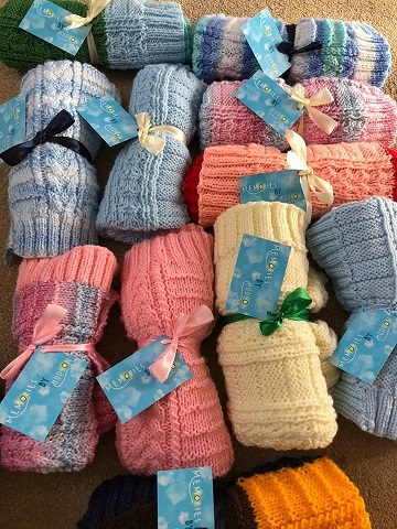 Knitted donations