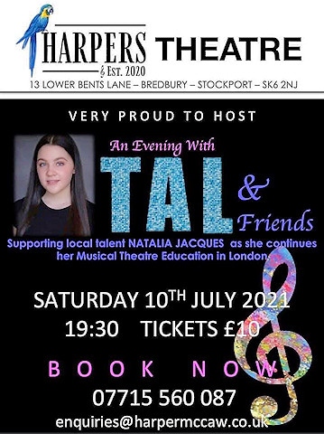 An Evening with Tal & Friends - Fundraiser for Natalia Jacques