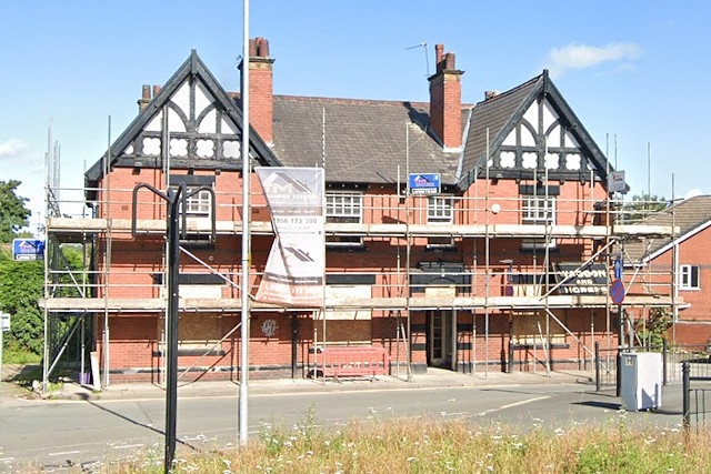 The former Waggon and Horses pub in Sudden, Rochdale being renovated by Howarth Housing last year