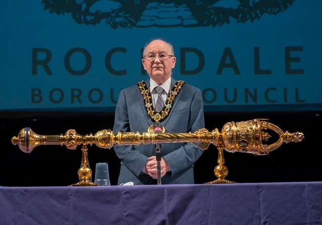 Outgoing mayor, Billy Sheerin