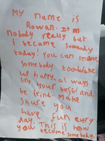 Rowan's message