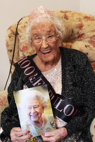 Ethel Taylor, 100 years old