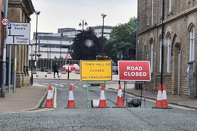 The closure on Fleece Street